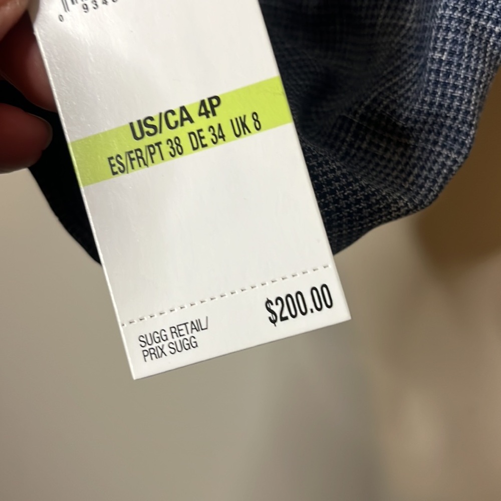 Le Suit Petite | 4P Blue Blazer NWT - Picture 5 of 8
